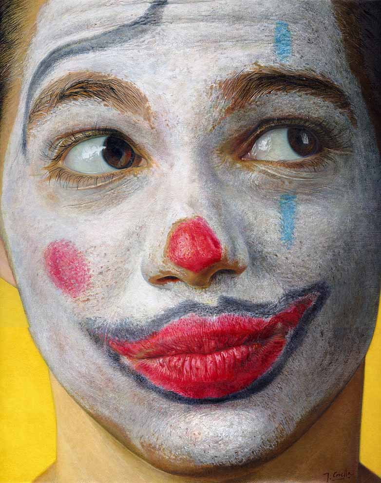 Yellow clown title=